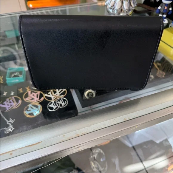 Burberry Black and Cream Plaid Wallet - Picture 2 of 4